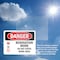 Signmission Renovation Work Do Not Enter Work Area Danger Sign, Vinyl Decal, 10in W x 7in L, 2PK OS-2PACK-DS-D-710-L-1752 - alternate 4